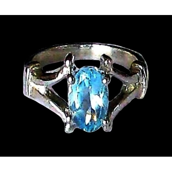 Indian silver jewellery - Indian Topaz Ring,Indian Rings