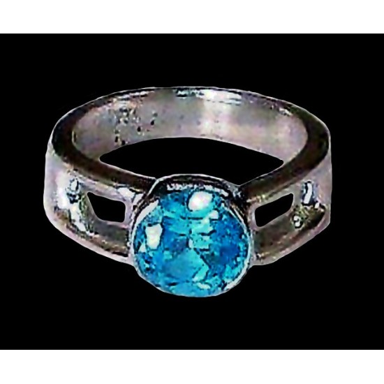 Indian silver jewellery - Indian Topaz Ring,Indian Rings