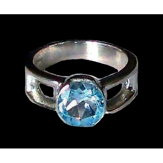 Indian silver jewellery - Indian Topaz Ring,Indian Rings