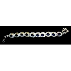 Indian silver jewellery - Indian Iolite (Water Sapphire) Bracelet Indian silver jewellery - Indian Iolite (Water Sapphire) Bracelet