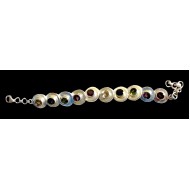 Bijoux indiens argent - Bracelet indien avec pierres