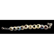 Bijoux indiens argent - Bracelet indien avec pierres Bijoux indiens argent - Bracelet indien avec pierres