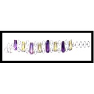 Indian silver jewellery - Indian multy stones Bracelet