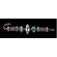 Indian silver jewellery - Indian Topaz Bracelet