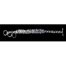 Bracelet indien argent Topaze - Bijoux indiens Bracelet indien argent Topaze - Bijoux indiens