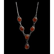 Indian jewelry - Necklace Cornaline