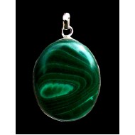 Indian silver jewellery - Indian Malakite Pendant