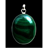 Indian silver jewellery - Indian Malakite Pendant