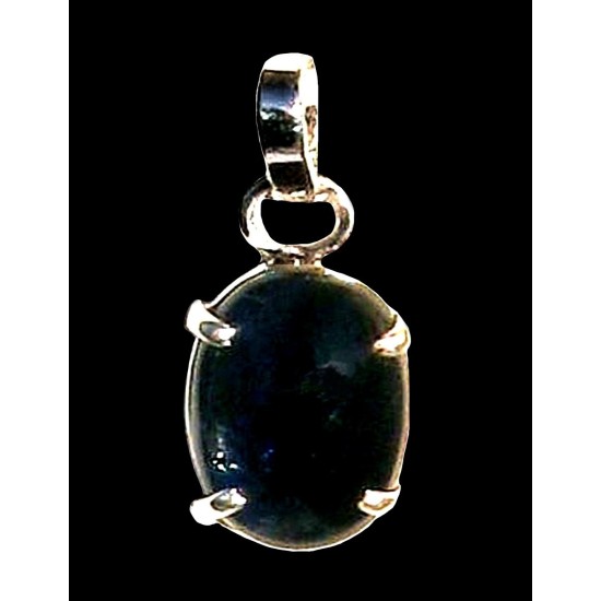 Indian silver jewellery - Indian Kyanite Sapphire Pendant,Indian Pendants