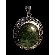 Bijoux indiens argent - Pendentif indien Agate