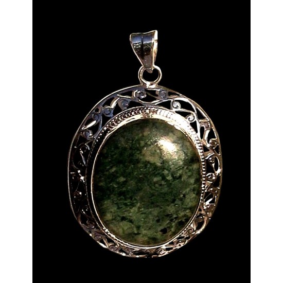 Indian silver jewellery - Indian Agate Pendant,Indian Pendants