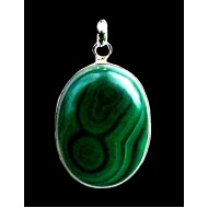 Indian silver jewellery - Indian Malakite Pendant