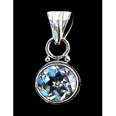 Topaz Indian Silver Pendant - Indian Jewelry Topaz Indian Silver Pendant - Indian Jewelry