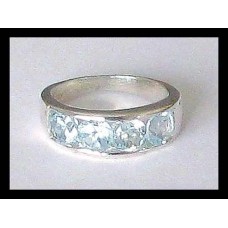 Bague indienne argent et Topaze - Bijoux indiens Bague indienne argent et Topaze - Bijoux indiens