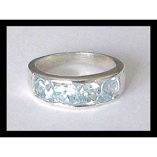 Indian silver jewellery - Indian Topaz Ring,Indian Rings