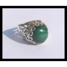 Bijoux indiens - Bague indienne Malachite Bijoux indiens - Bague indienne Malachite