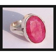 Indian silver jewellery - Indian Ruby ring
