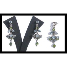 Parure indienne argent Topaze - Bijoux indiens Parure indienne argent Topaze - Bijoux indiens