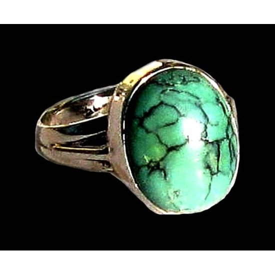 Turquoise - Bague indienne argent Turquoise - Bijoux Inde,Bagues indiennes