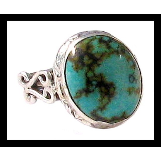 Indian silver jewellery - Indian Turquoise Ring,Indian Rings