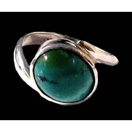 Turquoise - Bague indienne argent Turquoise - Bijoux Inde