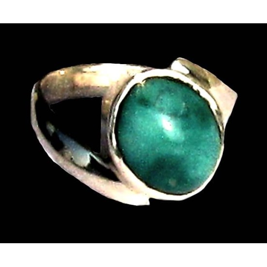 Turquoise - Bague indienne argent Turquoise - Bijoux Inde,Bagues indiennes