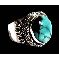 Indian silver jewellery - Indian Turquoise Ring