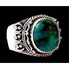 Turquoise - Bague indienne argent Turquoise - Bijoux Inde Turquoise - Bague indienne argent Turquoise - Bijoux Inde