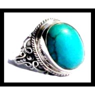 Indian silver jewellery - Indian Turquoise Ring