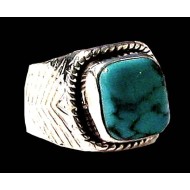 Indian silver jewellery - Indian Turquoise Ring