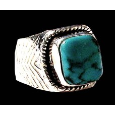 Turquoise - Bague indienne argent Turquoise - Bijoux Inde Turquoise - Bague indienne argent Turquoise - Bijoux Inde