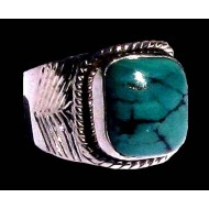 Indian silver jewellery - Indian Turquoise Ring