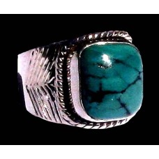 Turquoise - Bague indienne argent Turquoise - Bijoux Inde Turquoise - Bague indienne argent Turquoise - Bijoux Inde