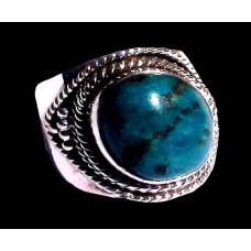 Turquoise - Bague indienne argent Turquoise - Bijoux Inde Turquoise - Bague indienne argent Turquoise - Bijoux Inde