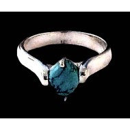 Indian silver jewellery - Indian Turquoise Ring