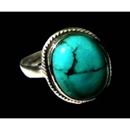 Turquoise India Jewelry - Turquoise Silver Ring