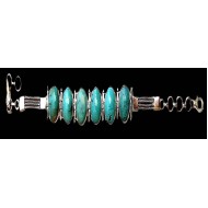 Indian silver jewellery - Indian Turquoise Bracelet
