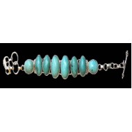 Indian silver jewellery - Indian Turquoise Bracelet