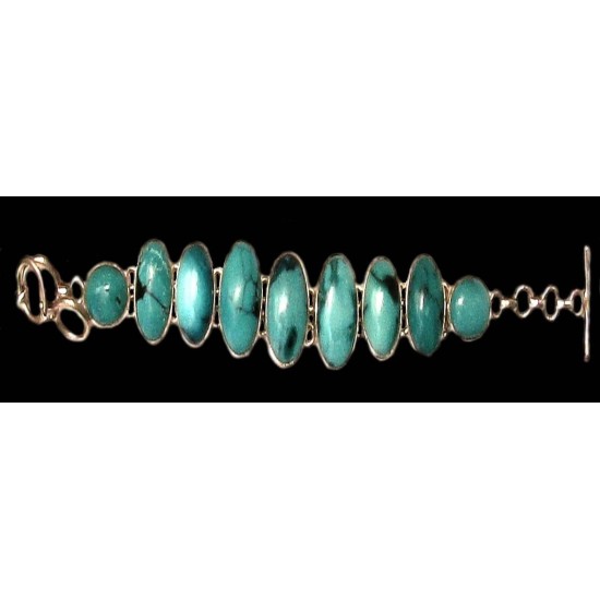 Indian silver jewellery - Indian Turquoise Bracelet,Indian Bracelets