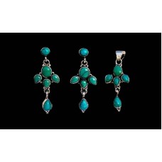 Turquoise - Parure indienne Turquoise - Bijoux Inde Turquoise - Parure indienne Turquoise - Bijoux Inde