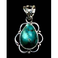 Turquoise - Pendentif indien Turquoise - Bijoux Inde Turquoise - Pendentif indien Turquoise - Bijoux Inde
