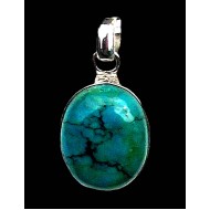 Indian silver jewellery - Indian Turquoise Pendant