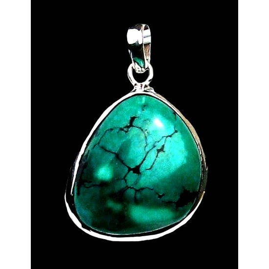 India silver jewellery - Indian Turquoise Pendant,Indian Pendants