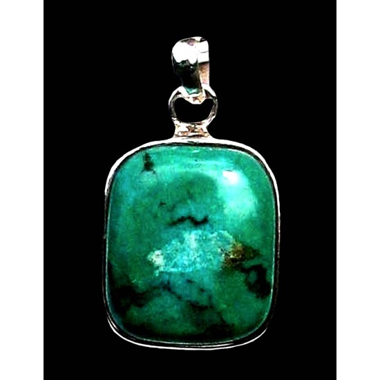 Indian silver jewellery - Indian Turquoise Pendant,Indian Pendants