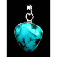 Turquoise - Turquoise Indian Pendant - India Jewelry