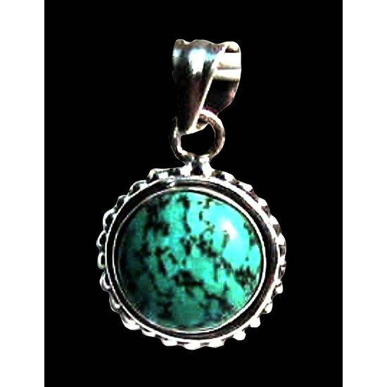 Turquoise - Pendentif indien Turquoise - Bijoux Inde,Pendentifs indiens