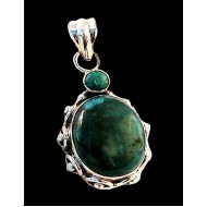 Turquoise - Pendentif indien Turquoise - Bijoux Inde