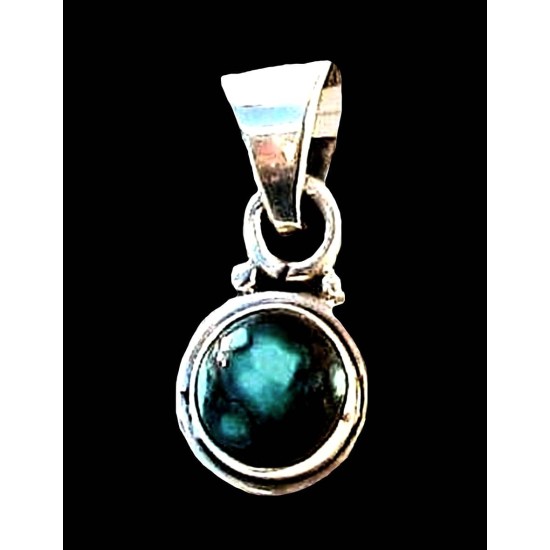 Indian silver jewellery - Indian Turquoise Pendant,Indian Pendents