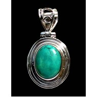 Turquoise - Turquoise Indian Pendant - India Jewelry