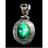 Turquoise - Turquoise Indian Pendant - India Jewelry